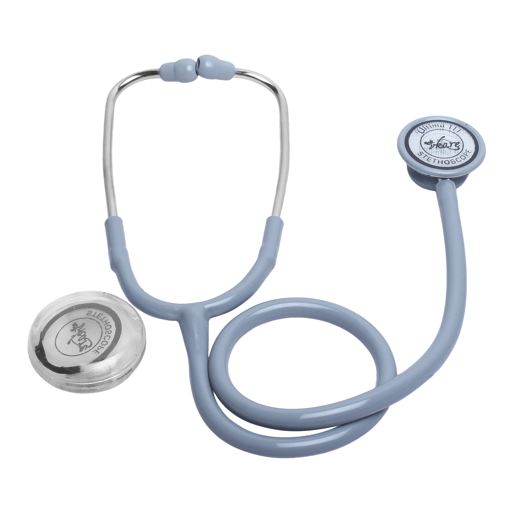 VKare Ultima DX Stethoscope - Grey (VKB0200) - Global Surgicals
