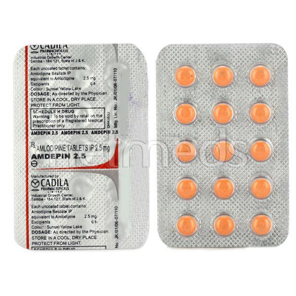 Amdepin 2.5mg Tablet 15'S