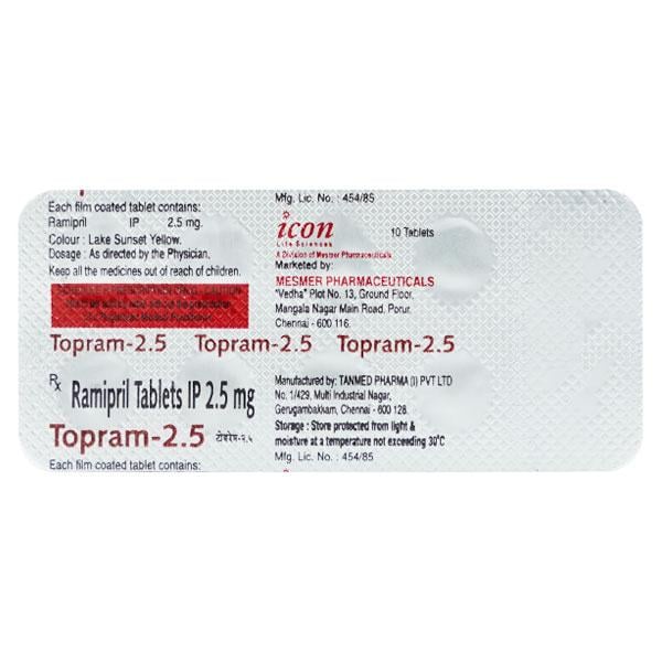 TOPRAM 2.5mg Tablet 10's