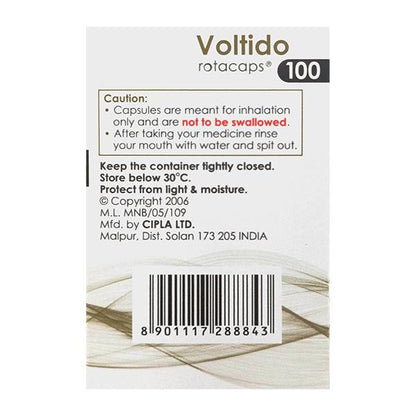VOLTIDO 100 Rotacap 30's - Global Surgicals