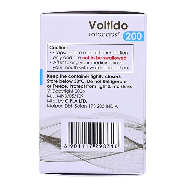 VOLTIDO 200 Rotacap 30's - Global Surgicals