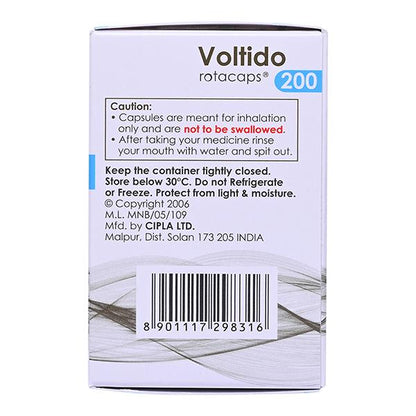 VOLTIDO 200 Rotacap 30's - Global Surgicals