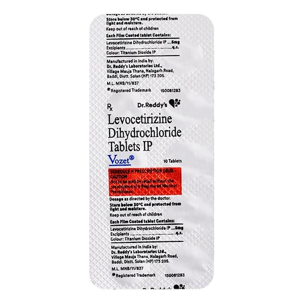 Vozet 5mg Tablet 10'S - Global Surgicals