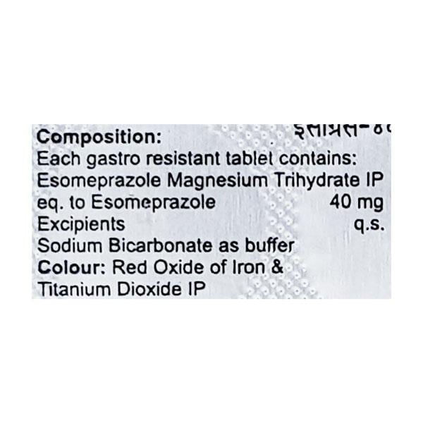 Esogress 40mg Tablet 10'S