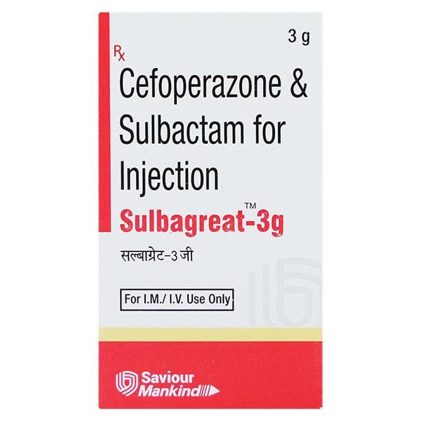 SULBAGREAT 3gm Injection 1's