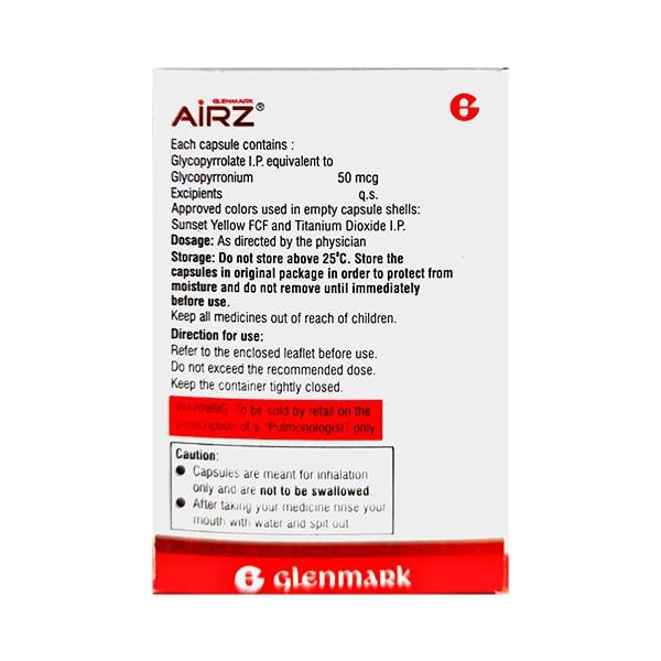 Airz 50mcg Capsule 30'S