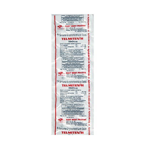 Telmiten H Tablet 10'S