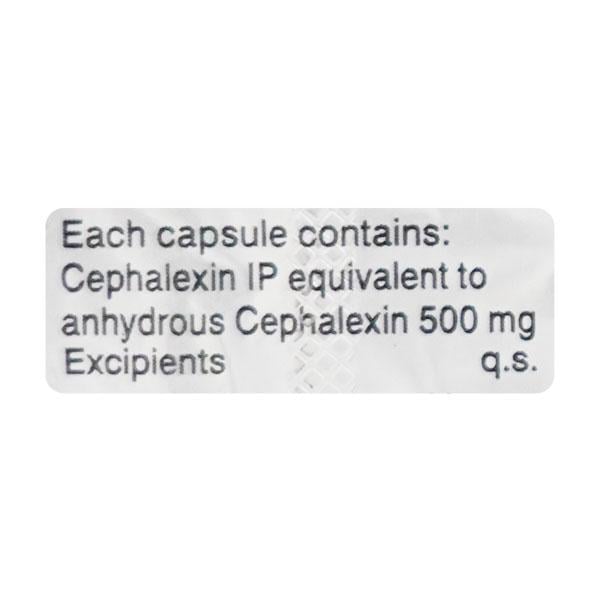 Sporidex 500mg Capsule 10'S