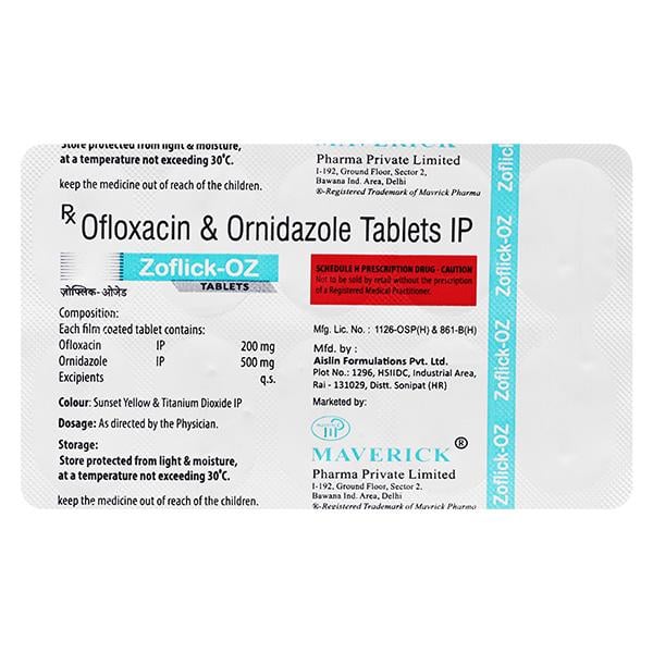 ZOFLICK OZ Tablet 10's