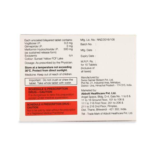ABVOGE GM 2mg Tablet 10's