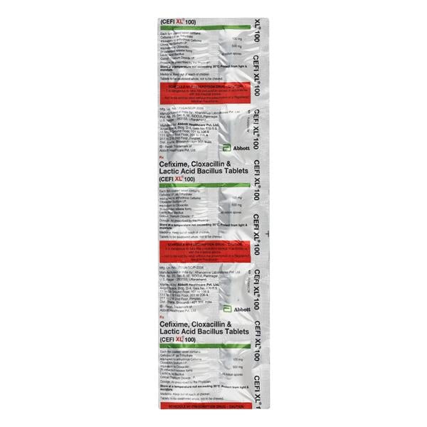 Cefi XL 100mg Tablet 10'S