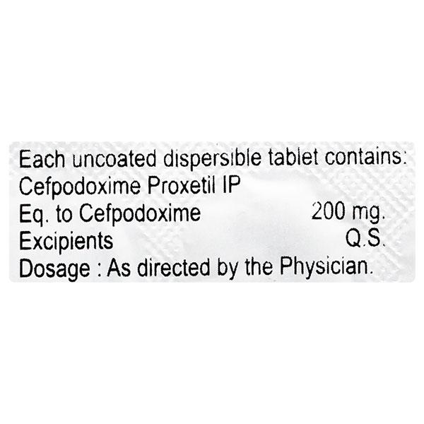 CEFWAY 200 DT Tablet 10's