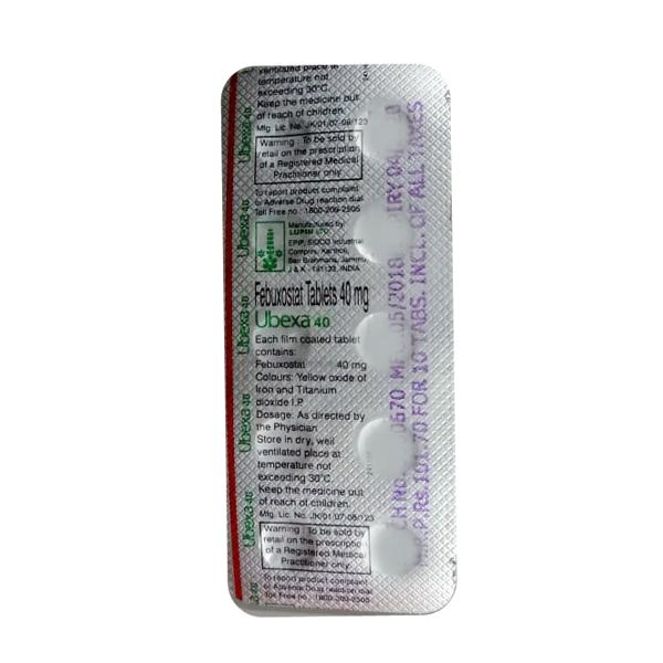 Ubexa 40mg Tablet 10'S