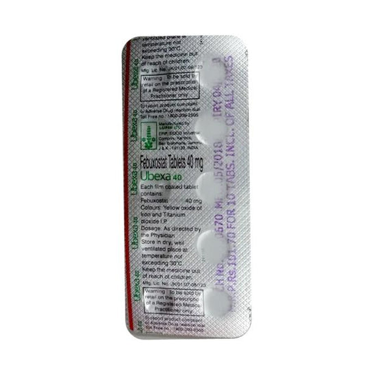 Ubexa 40mg Tablet 10'S