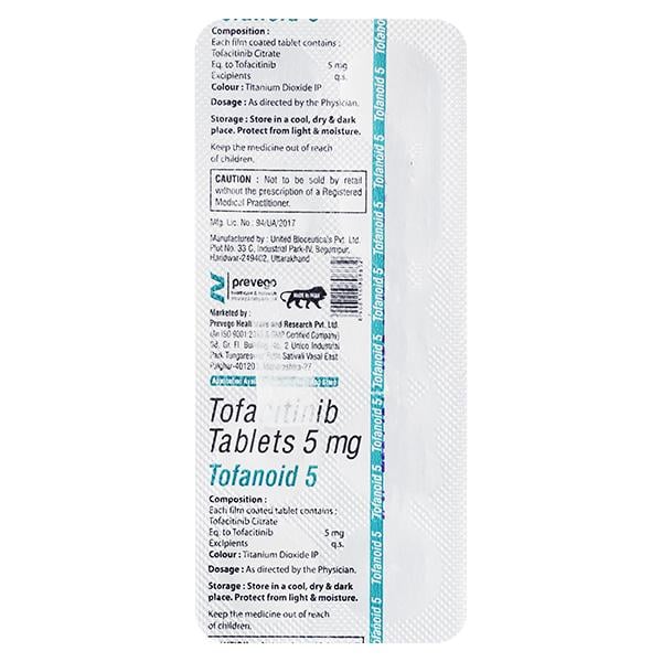 TOFANOID 5 Tablet 10's