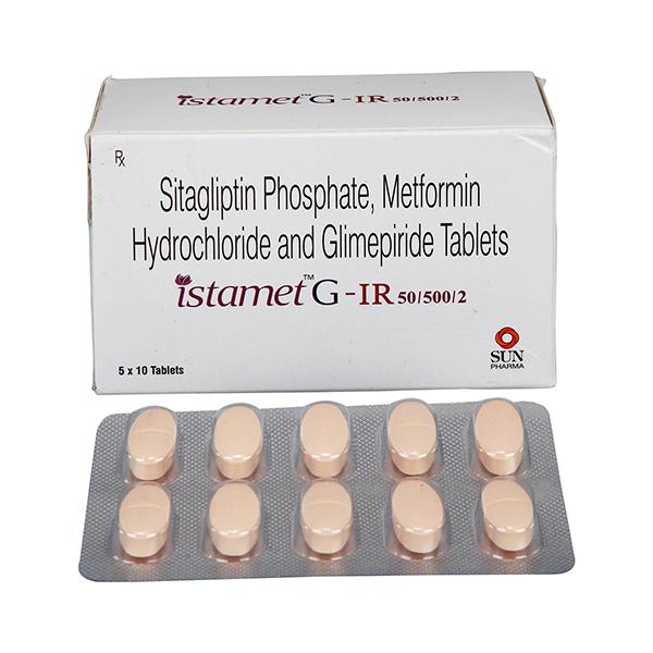 ISTAMET G IR 50/500/2 Tablet 10's