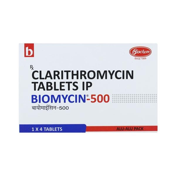 BIOMYCIN 500 Tablet 4's