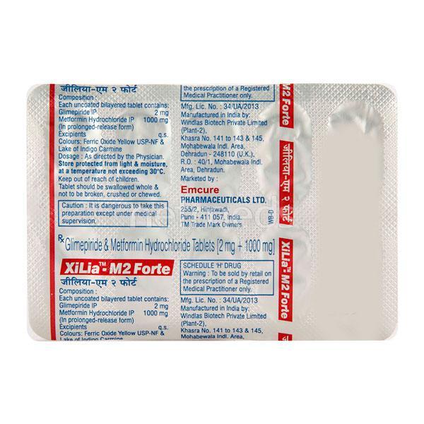 Xilia M 2mg Forte Tablet 10'S