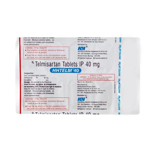 Hhtelm 40mg Tablet 10'S