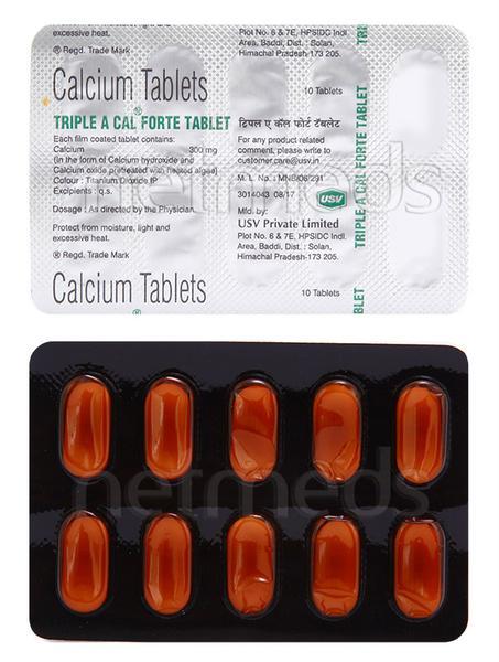 Triple A Cal Forte Tablet 10'S