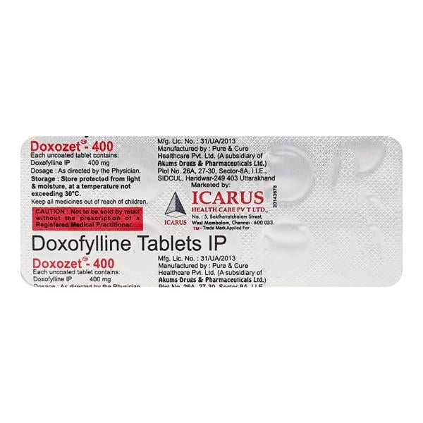 Doxozet 400mg Tablet 10'S