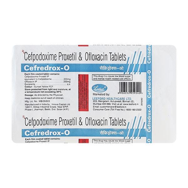 CEFREDROX O Tablet 10's