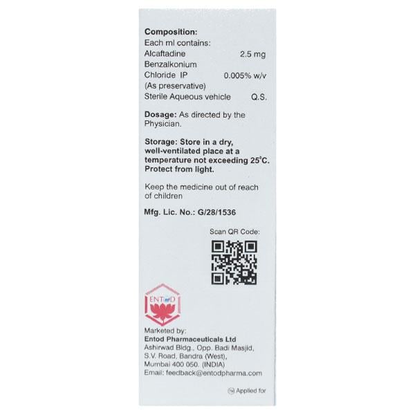 CAFTADINE 0.25% Eye Drops 5ml