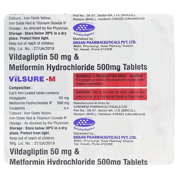 VILSURE M Tablet 15's