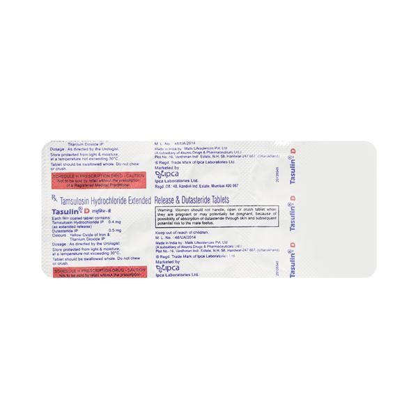 TASULIN D Tablet 15's