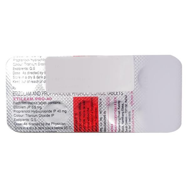 Etilaam Pro 40mg Tablet 10'S