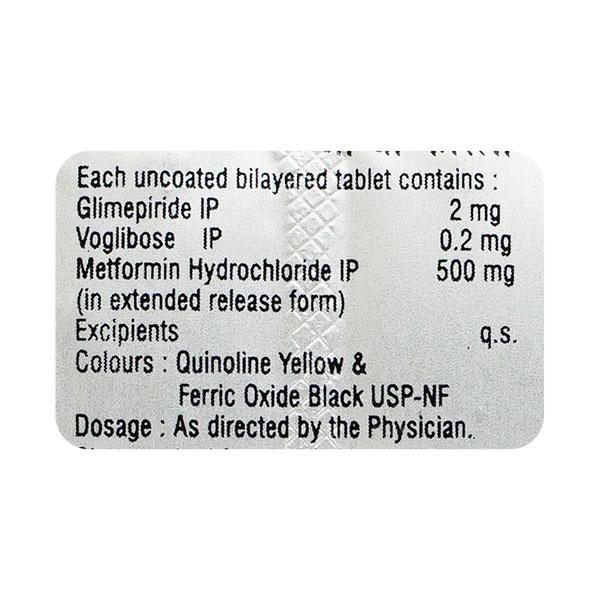 GV Forlin 2/500/0.2mg Tablet 10'S