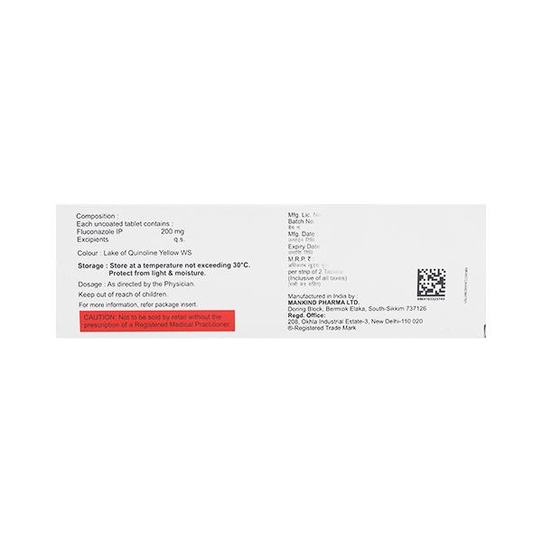NUFORCE 200mg Tablet 2's