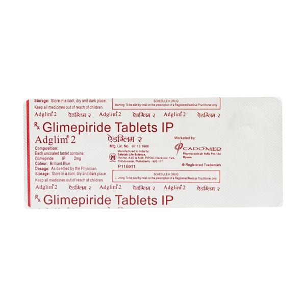Adglim 2mg Tablet 10'S