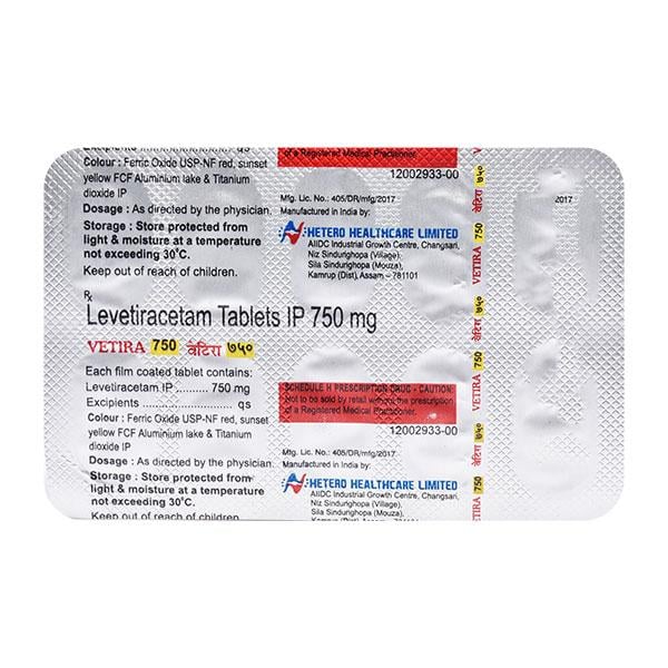 VETIRA 750 Tablet 10's