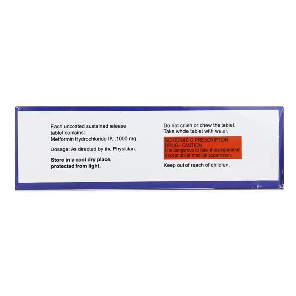 Formin SR 1000mg Tablet 15'S