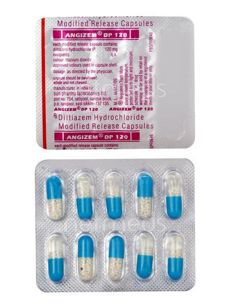 Angizem DP 120mg Capsule 10'S