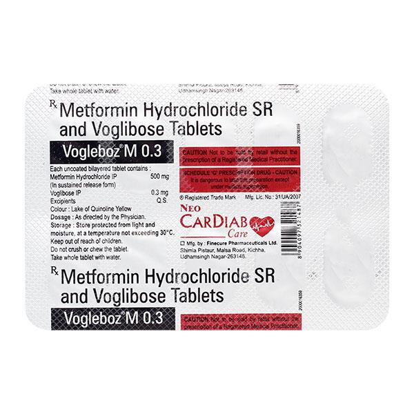 VOGLEBOZ M 0.3 Tablet 10's