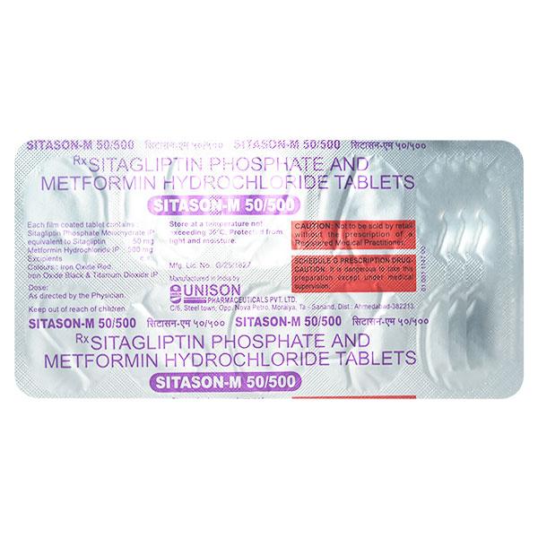 SITASON M 50/500 Tablet 10's