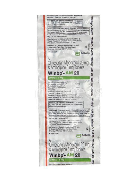Winbp AM 20mg Tablet 10'S