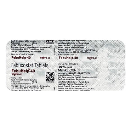 FEBUHELP 40 Tablet 10's