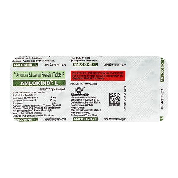 Amlokind L Tablet 10'S