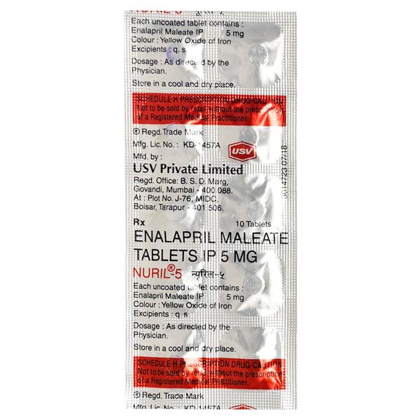 Nuril 5mg Tablet 10'S