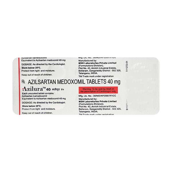 Azilura 40mg Tablet 10'S