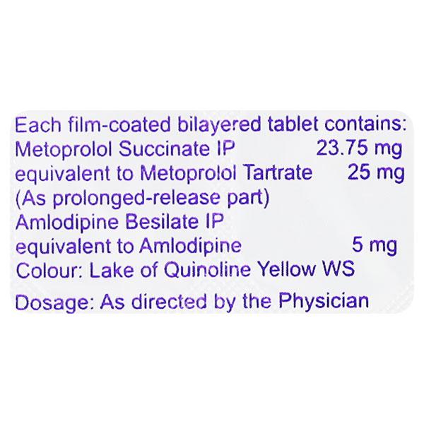 Revelol AM 25/5mg Tablet 15'S