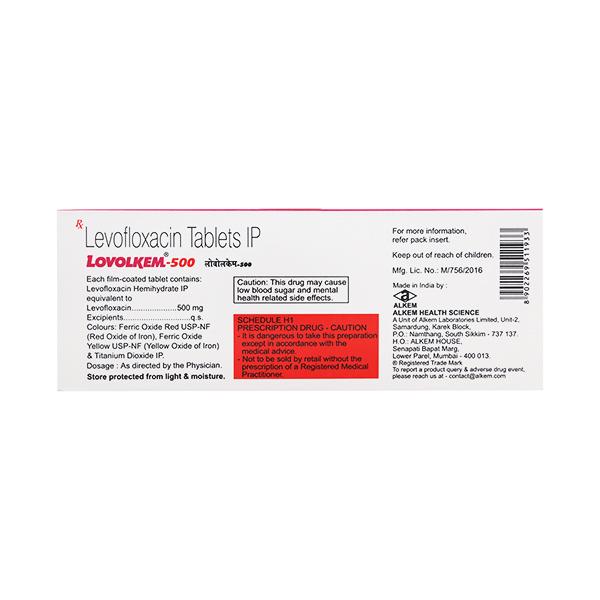 Lovolkem 500mg Tablet 10'S