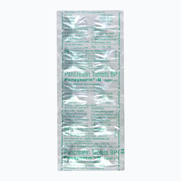 Panzynorm N Tablet 10'S