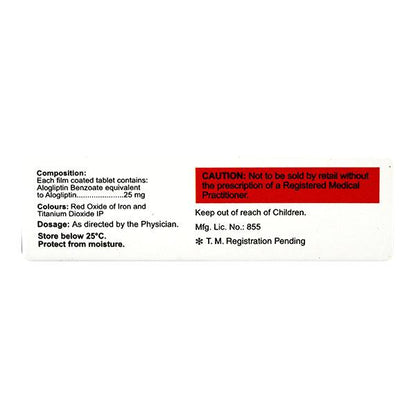 ALOJA 25mg Tablet 10's