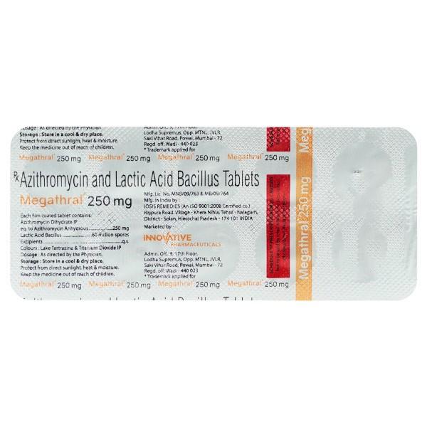 MEGATHRAL 250mg Tablet 10's