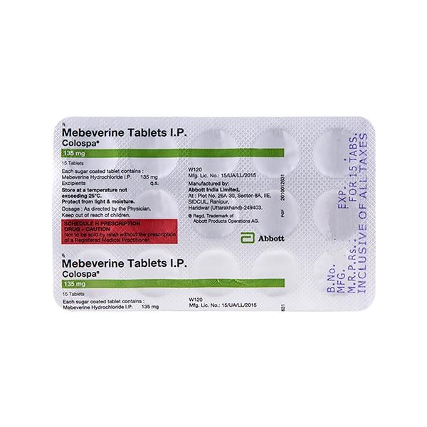 Colospa 135mg Tablet 15'S