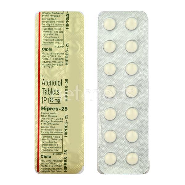 Hipres 25mg Tablet 14'S